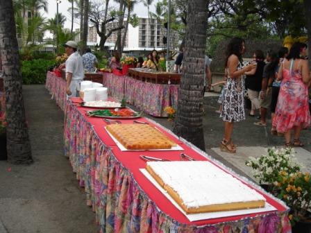 Hawaii Luau cake